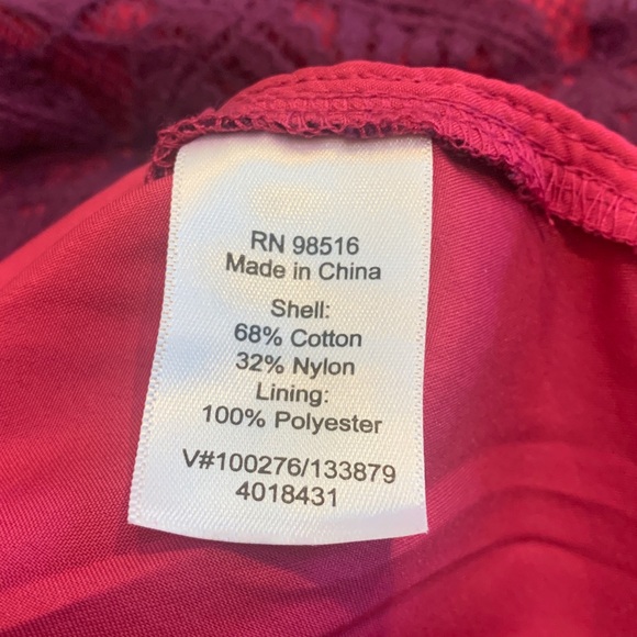 Coldwater Creek Brilliant Contrast Lace Pencil Skirt NEW! - Picture 6 of 6